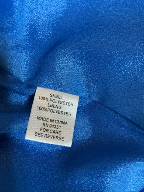 Jade by Melody Drexler Blue Mini, Cocktail, Party, A-Line, Preppy, Feminine Jade Size M Blue Pearls Pre-Owned Ladies Dress - Size M