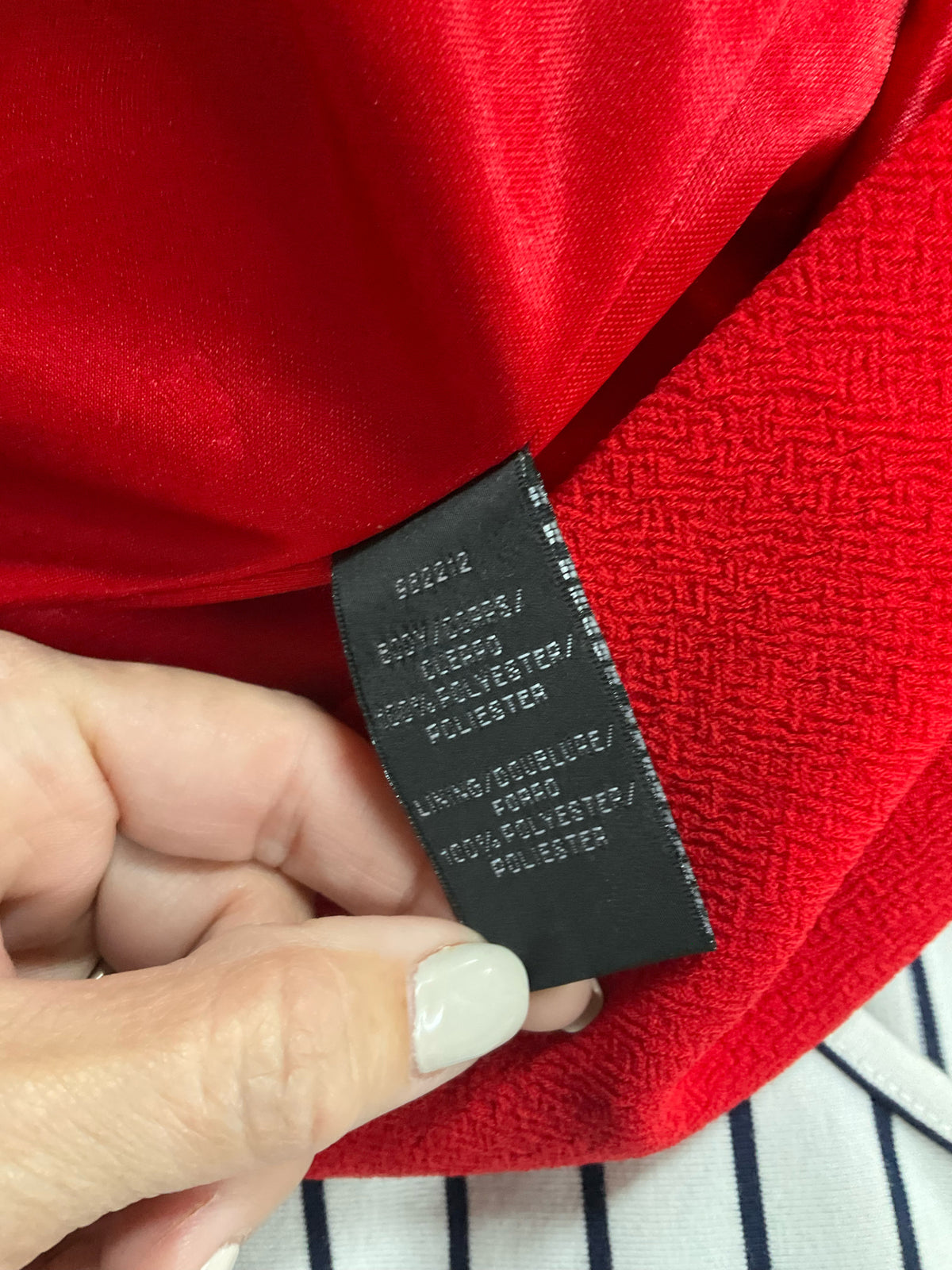David Meister Red Wool Blend Bell Sleeve Dress - Size 8 - ONLINE ONLY