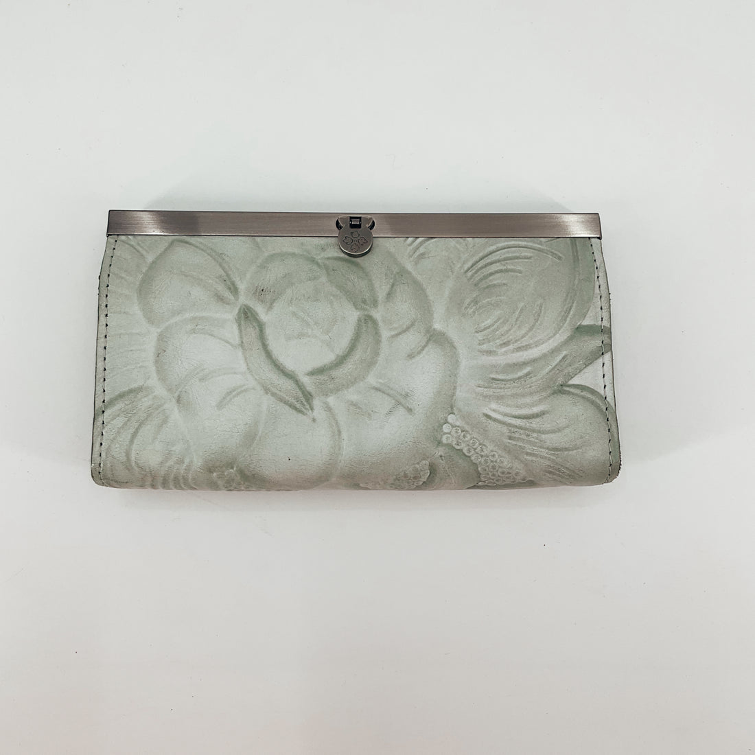 Patricia Nash Mint Green Floral Pre-Owned Ladies Wallet