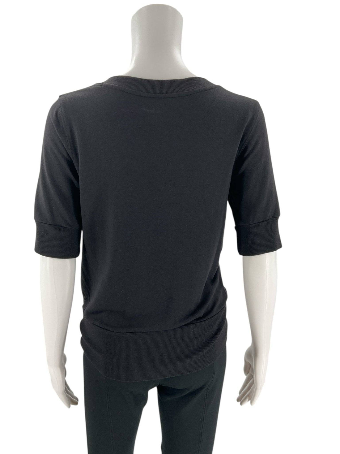 Athleta Black Solid Pre-Owned Ladies Top - Size XS - Margaret’s Fine Consignment