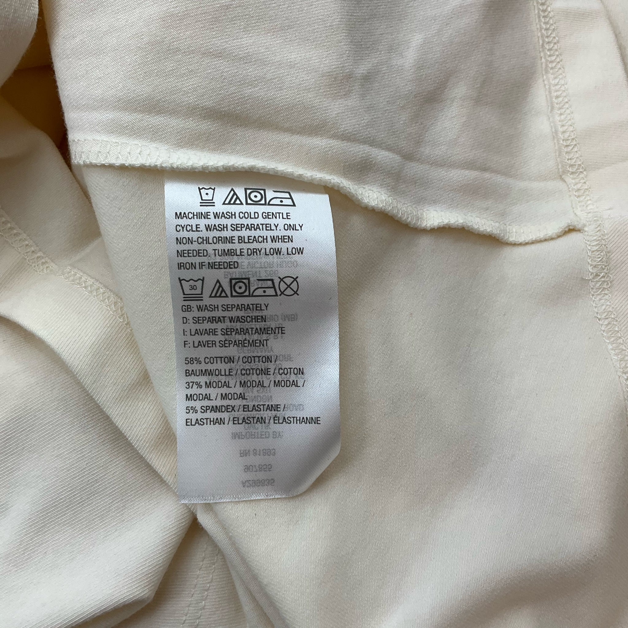 Issac Mizrahi Cream Solid Pre-Owned Ladies Top - Size Small - Margaret’s Fine Consignment