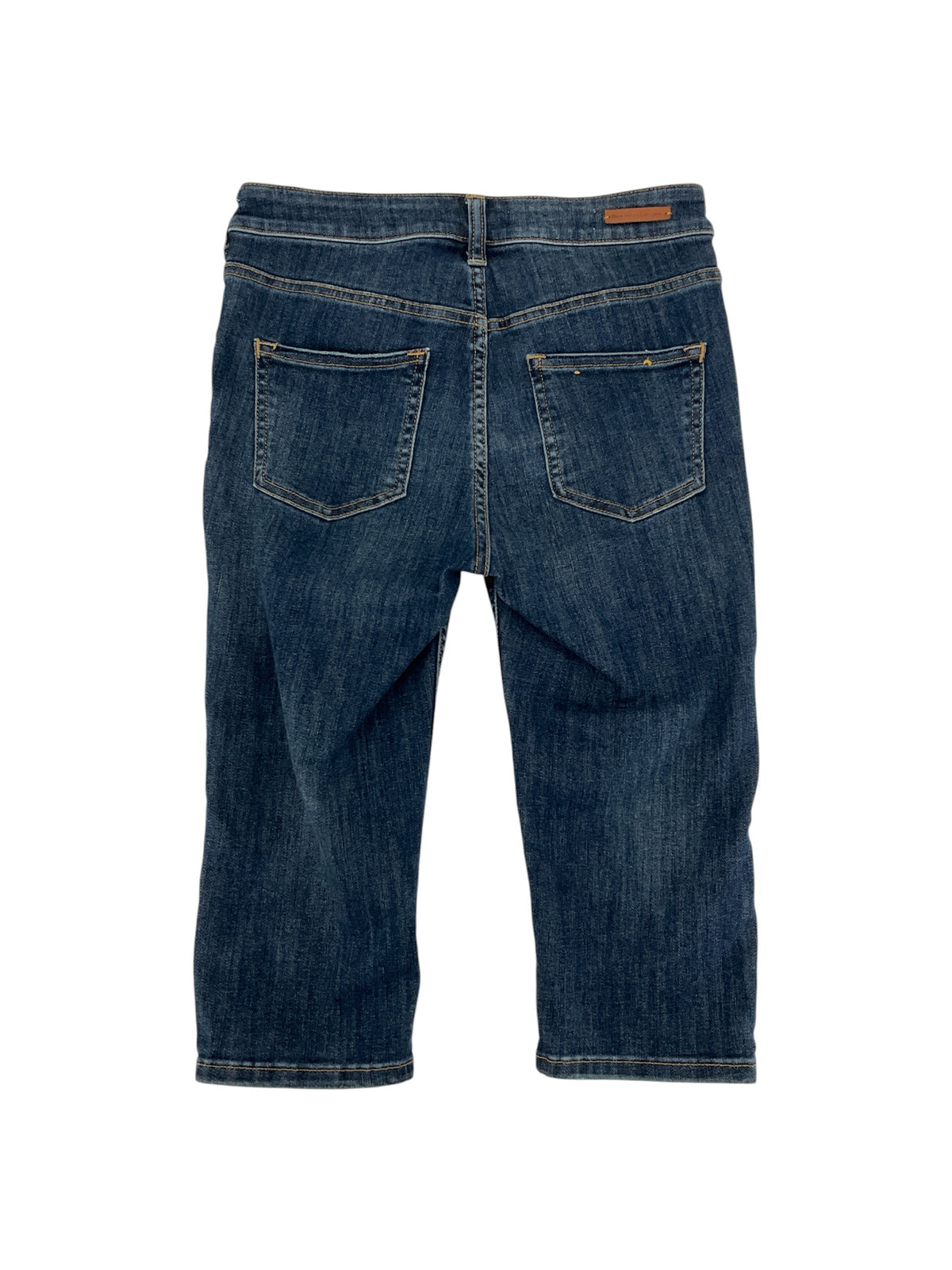 Pilcro and the Letterpress High-Rise Button-Fly Cropped Capri Jeans Size 6