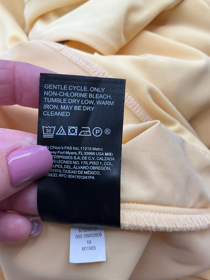 WHBM Yellow Pre-Owned Ladies Dress - Size 12