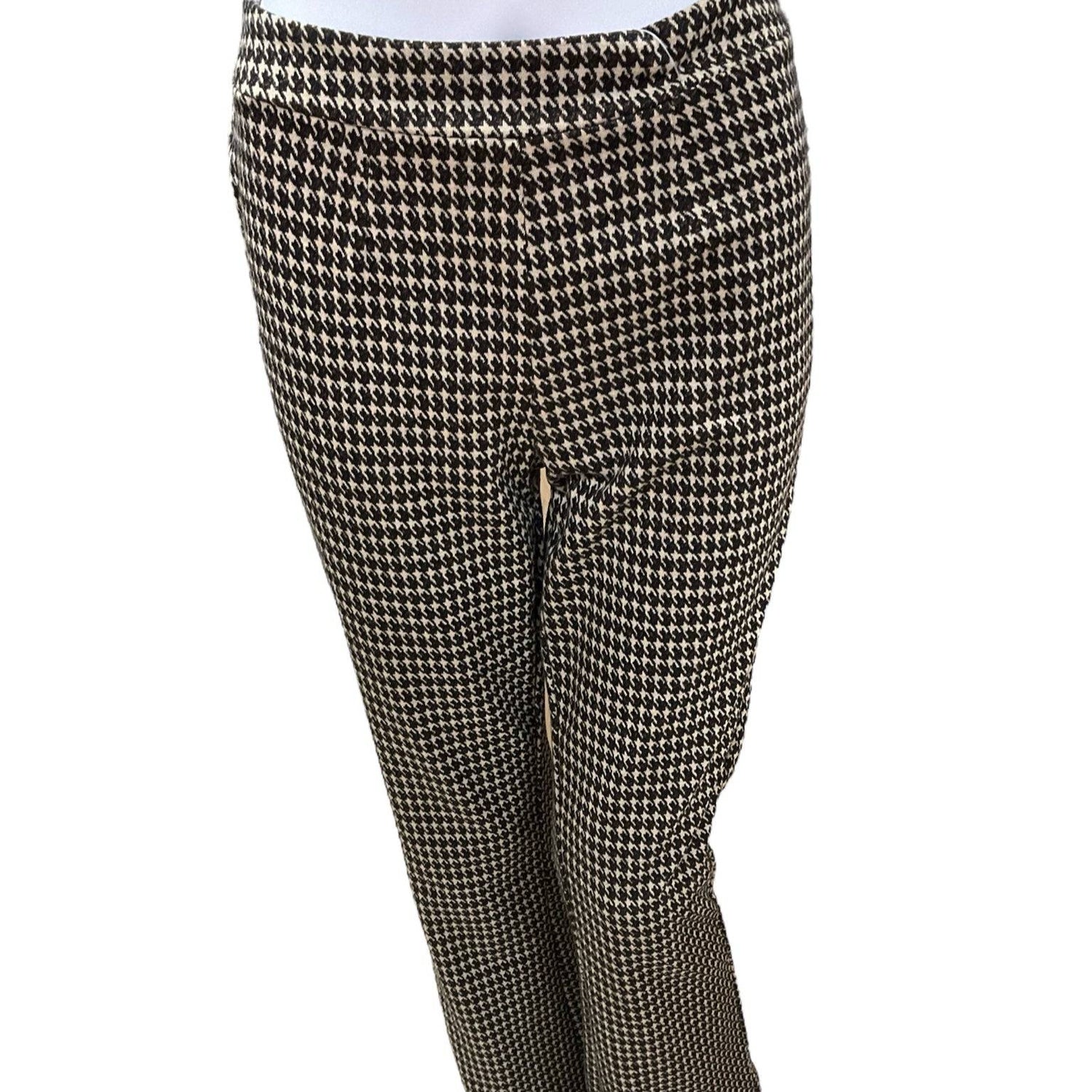 Sanctuary Brown Houndstooth Pre-Owned Ladies Pants - Size XS - Margaret’s Fine Consignment