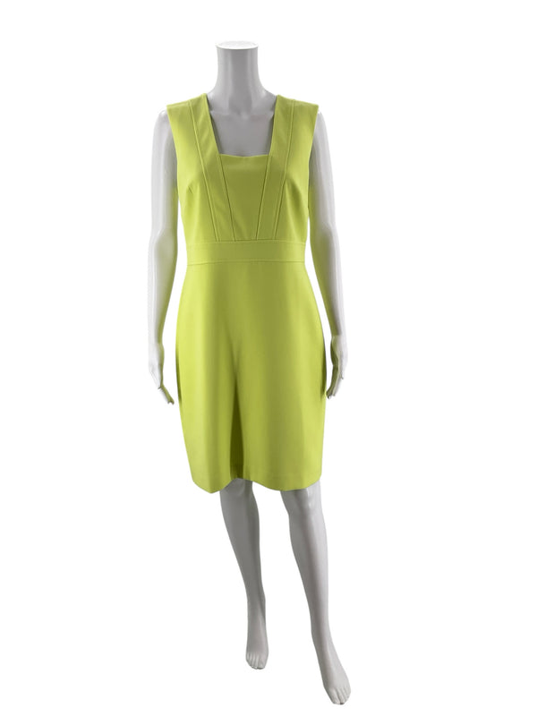 Ann Taylor Yellow Pre-Owned Ladies Dress - Size 6