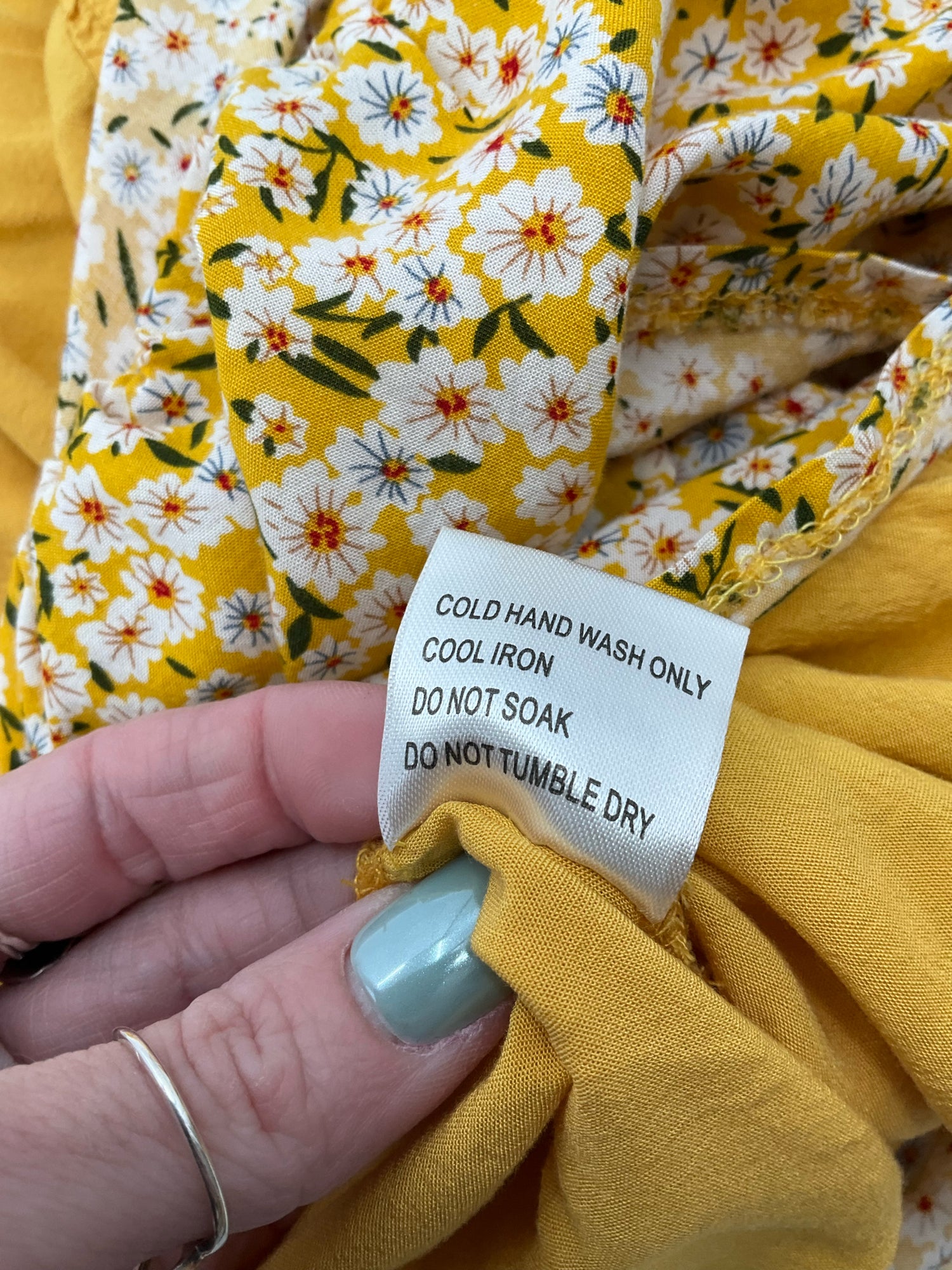 Princess Polly Mustard Mini Mustard Yellow Daisy Floral Tie-Front Mini Dress Size US 10 - Size 0