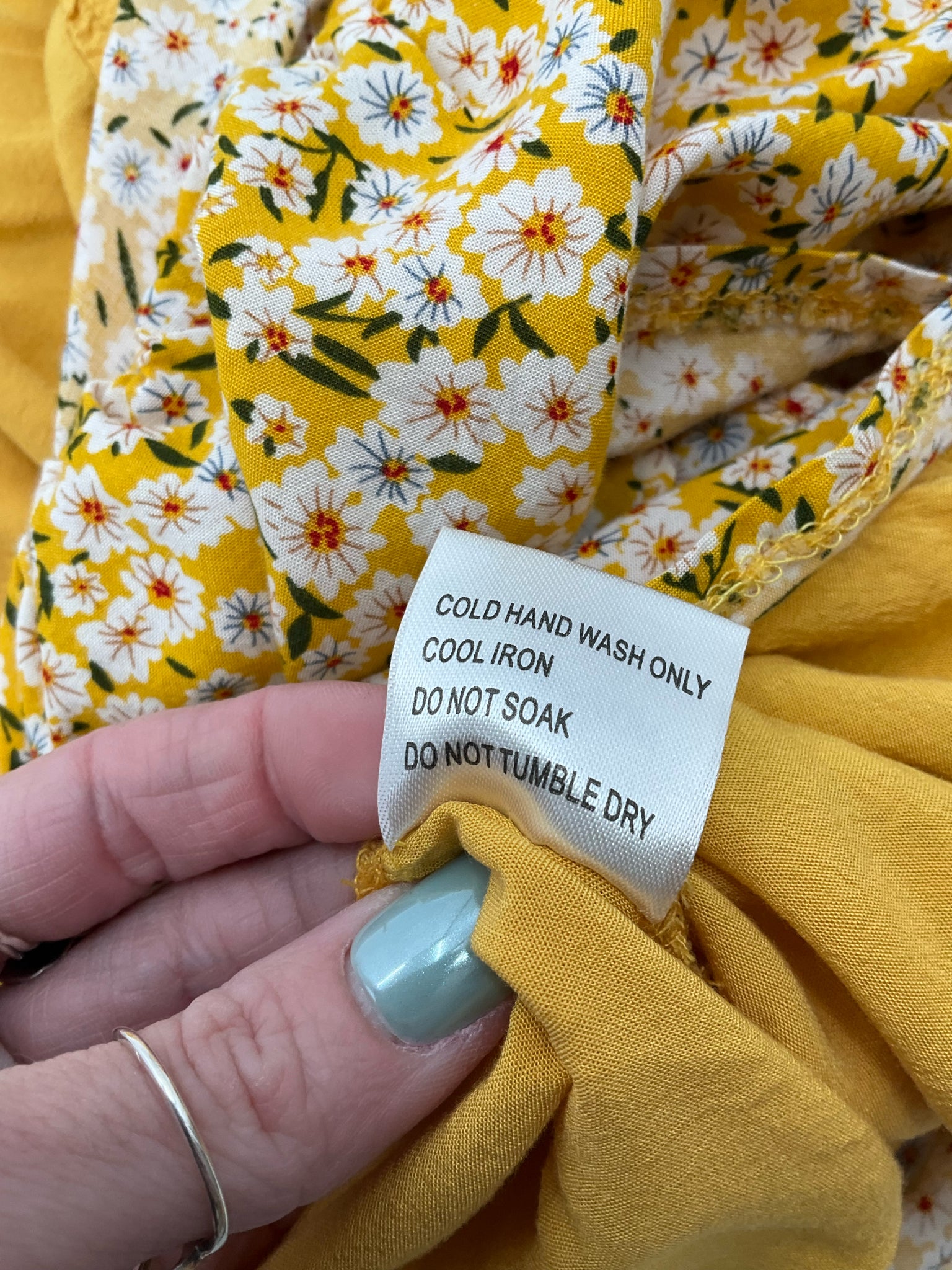 Princess Polly Mustard Mini Mustard Yellow Daisy Floral Tie-Front Mini Dress Size US 10 - Size 0