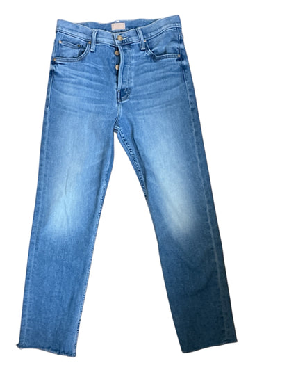 MOTHER The Tomcat Ankle Fray Jeans Size 29 | Kitty Corner Light Wash