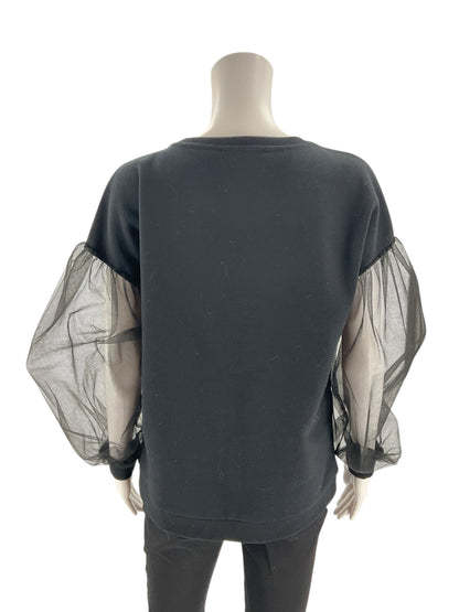 INC - Black Solid Pre-Owned Ladies Casual Top - Size M