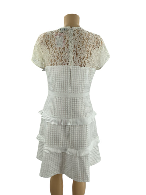 Kensie White Lace Pre-Owned Ladies Dress - Size 14 - Margaret’s Fine Consignment