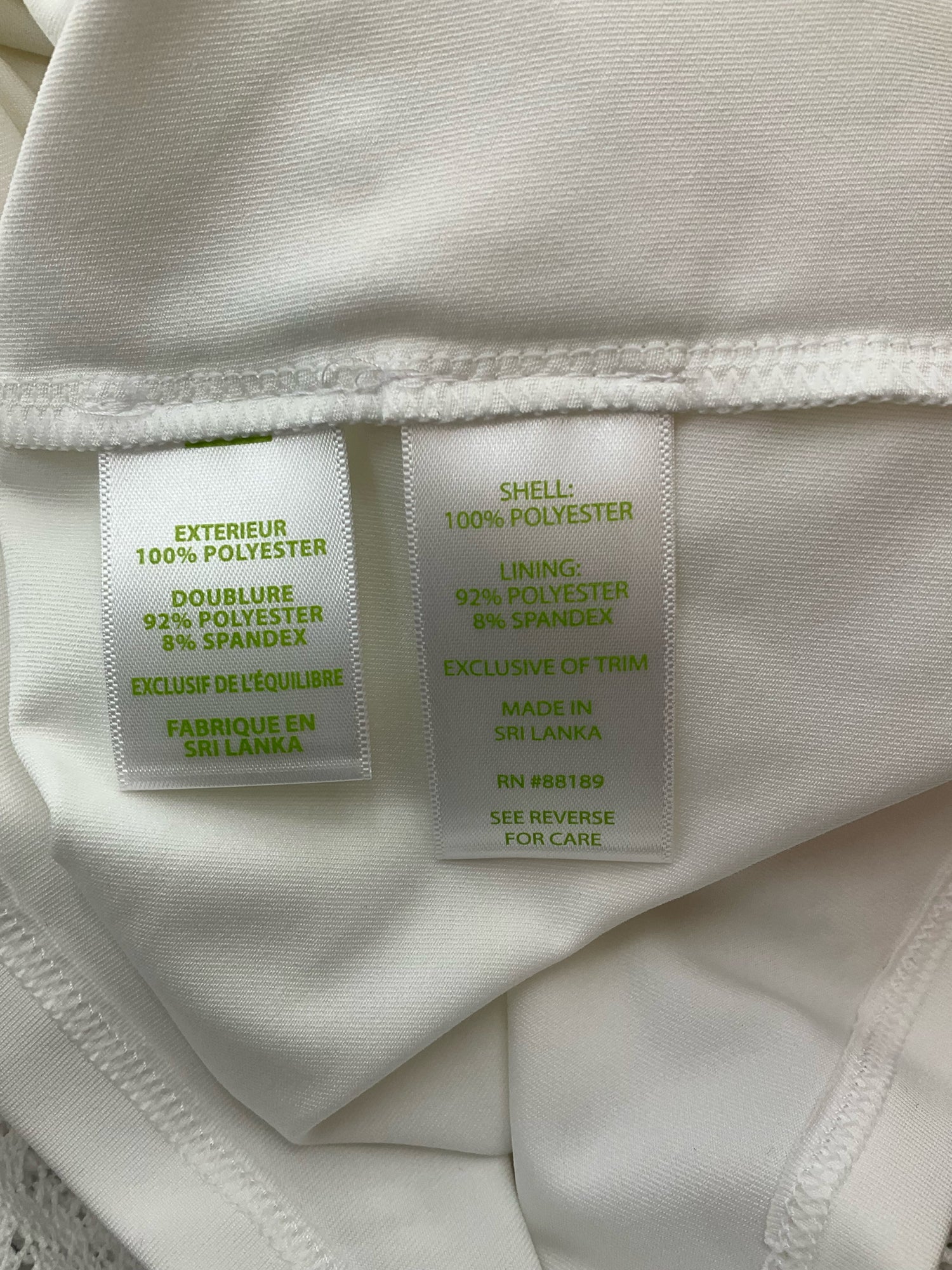 Lilly Pulitzer White Fringe Pre-Owned Ladies Top - Size XS