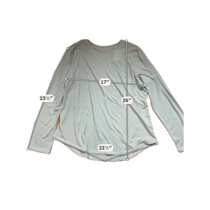 Antonio Melani NWT Mint Green Soft Stretch Lyocell Blend Long Sleeve Top XL