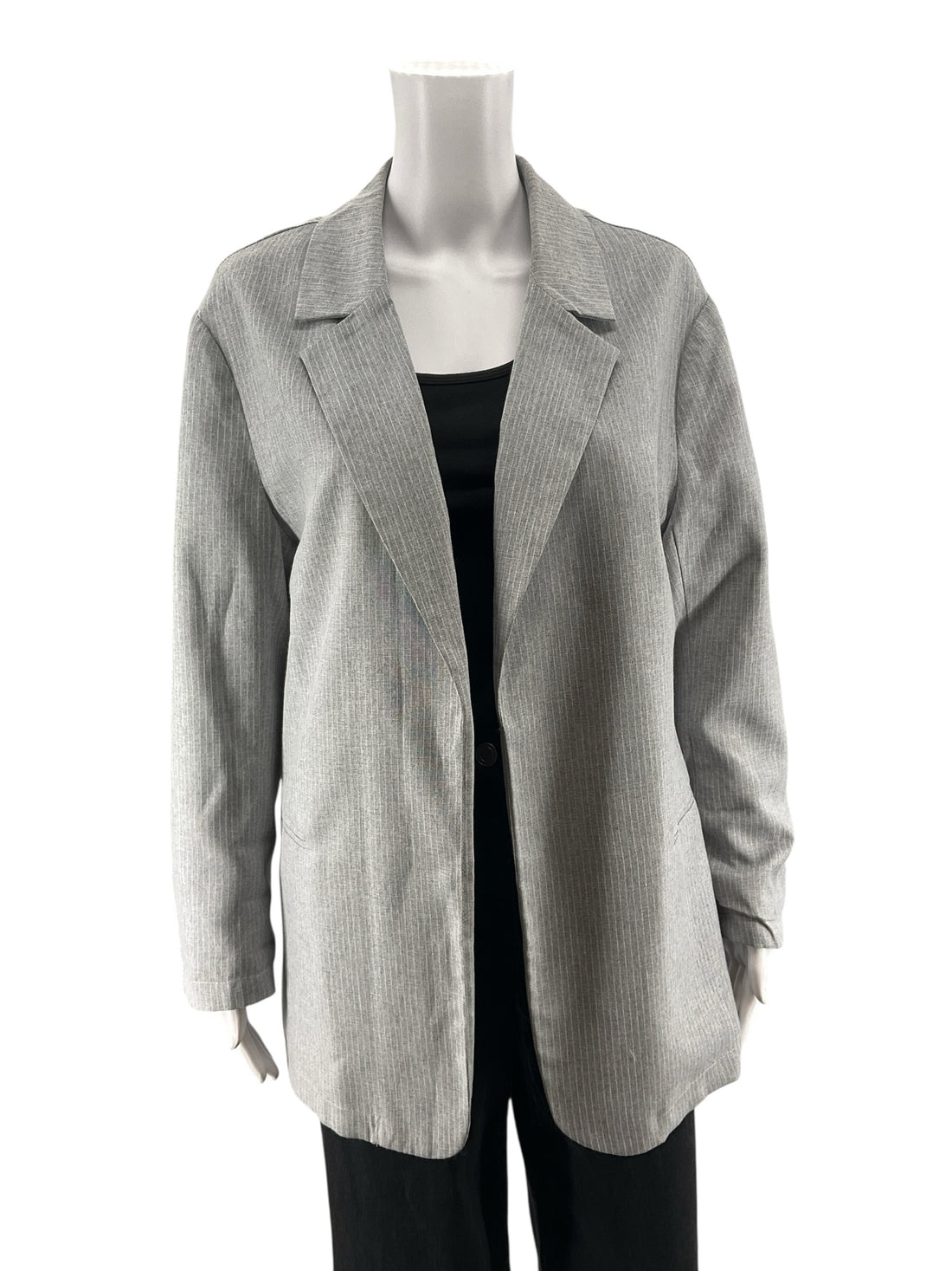 Public Desire Pale Blue Pinstripe Jacket – Women’s Size 10