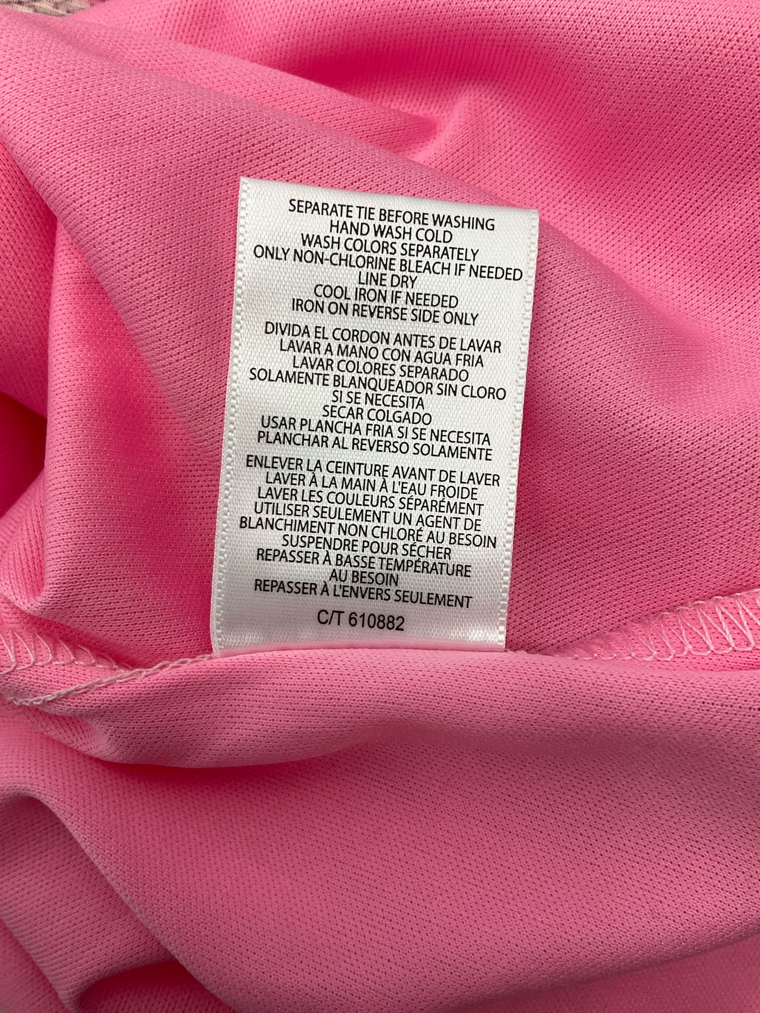 Taylor Pink Floral Pre-Owned Ladies Dress - Size 6