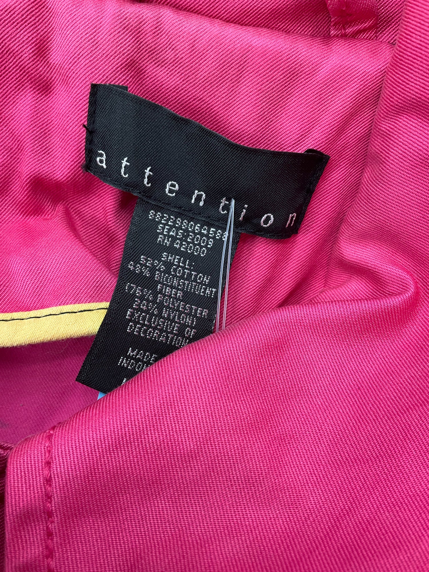 Attention Pink Solid Pre-Owned Ladies Jacket - Size Large - Margaret’s Fine Consignment