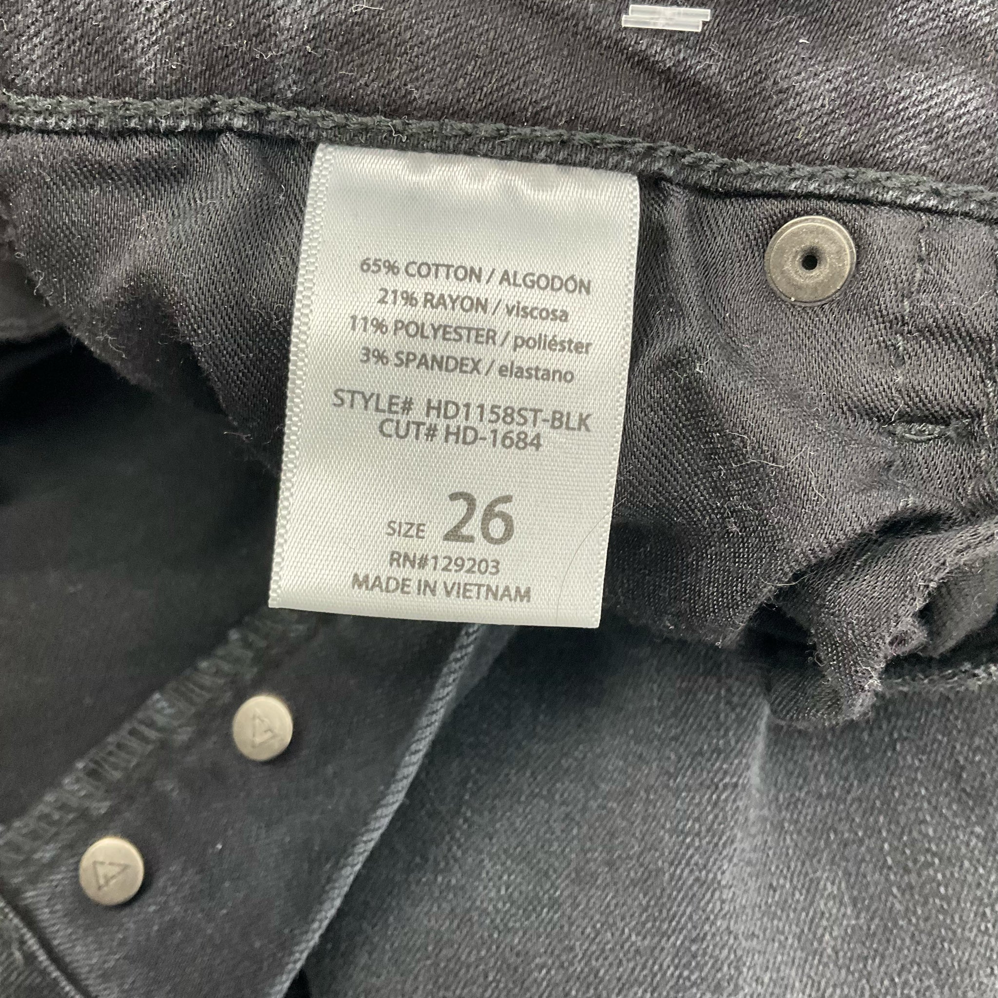 Hidden Jeans Size 26