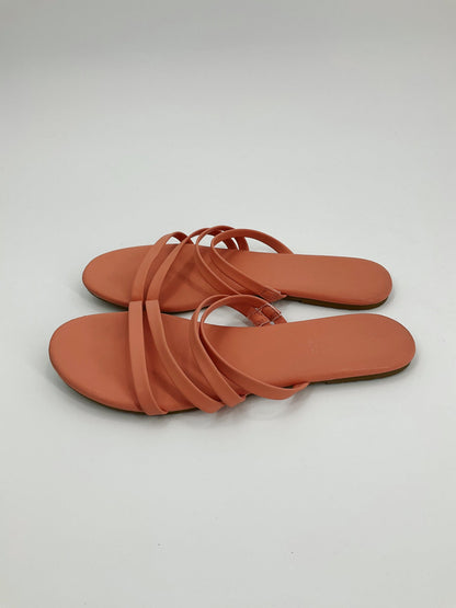 Lauren Conrad Coral Strappy Pre-Owned Ladies Sandals - Size 7/7.5 - Margaret’s Fine Consignment