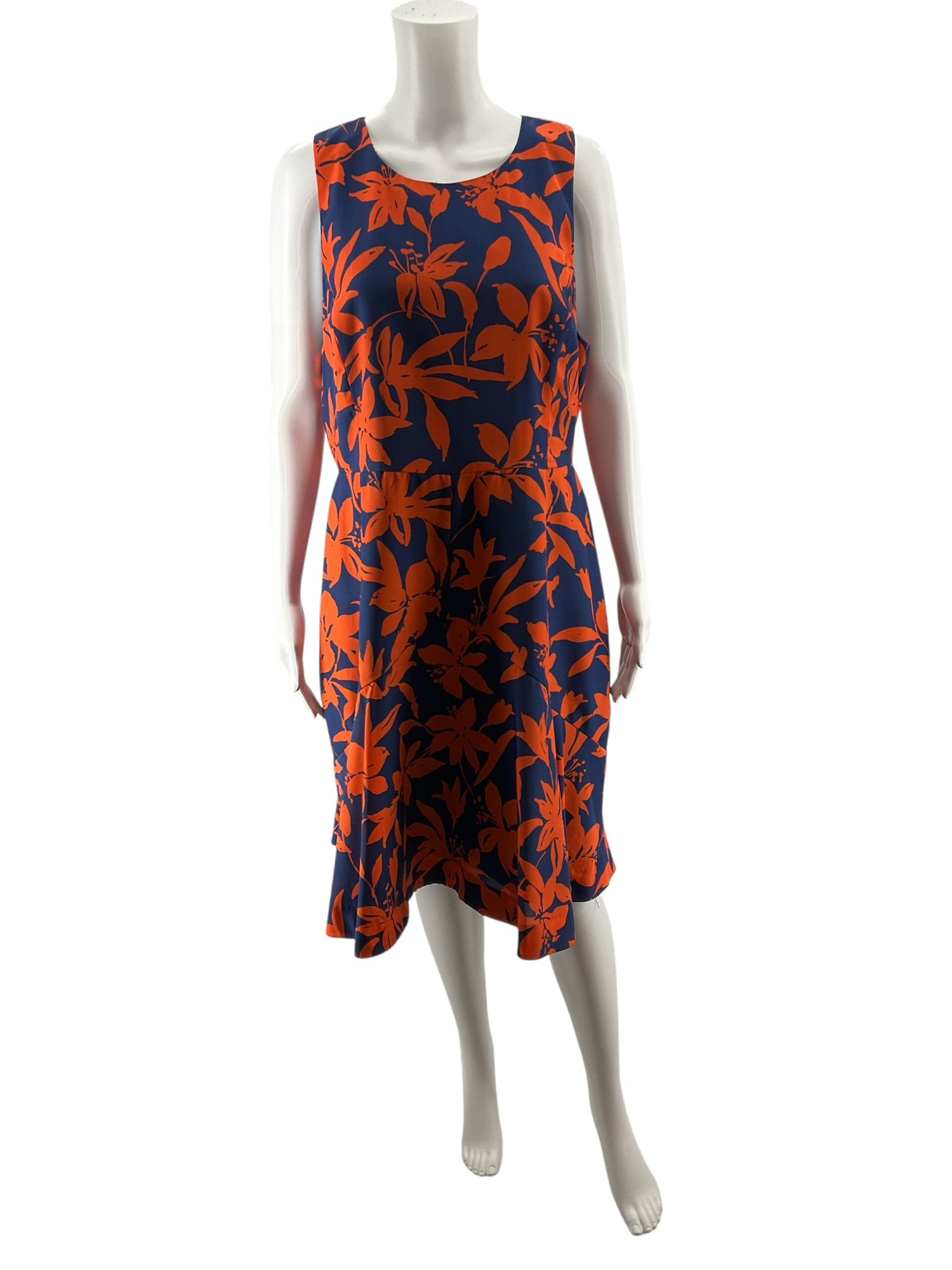 J.Crew Collection Flounce Dress in Ratti Painted Lily Floral Size 14