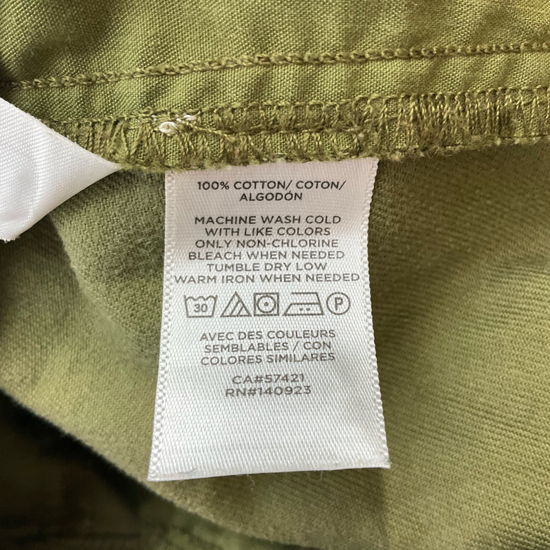 Loft Olive Solid Pre-Owned Ladies Shorts- Size 6 - Margaret’s Fine Consignment