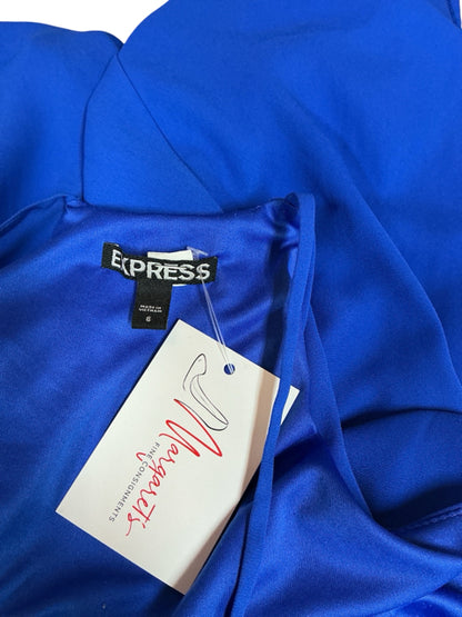 Express Cobalt Blue Double Strap Racerback Mini Dress | Size 6 - ONLINE ONLY