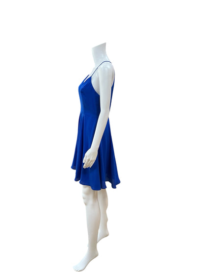 Express Cobalt Blue Double Strap Racerback Mini Dress | Size 6 - ONLINE ONLY