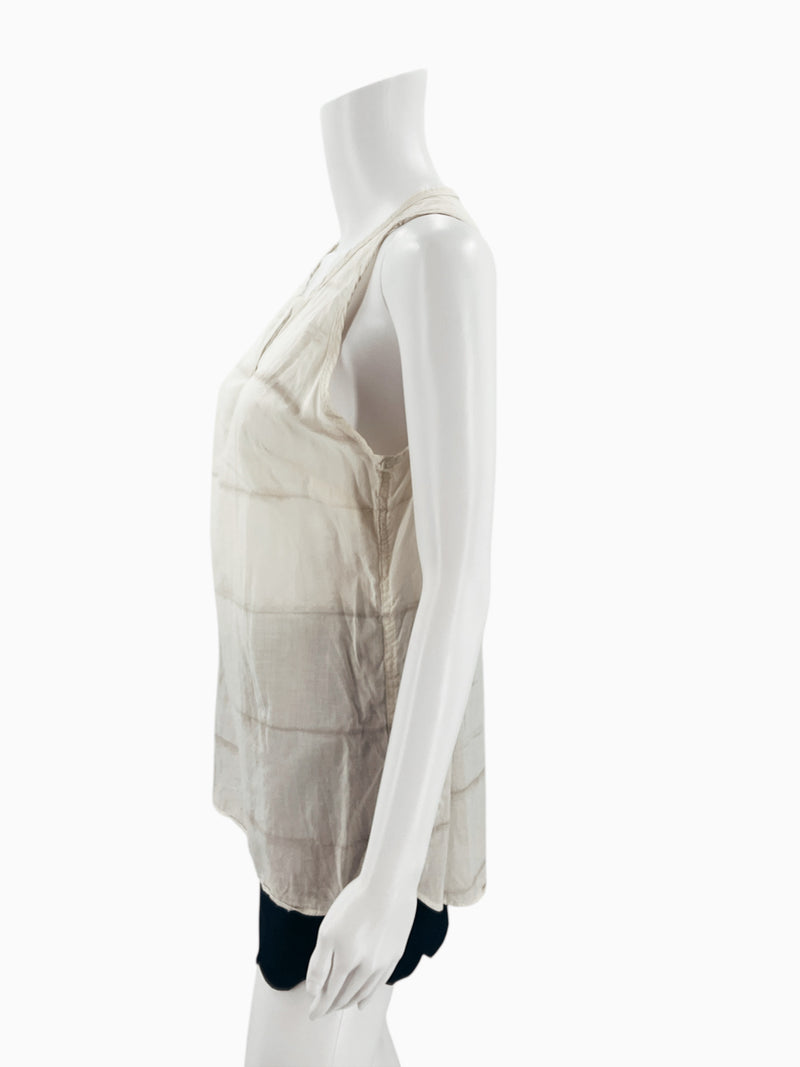 The North Face Cream Solid Pre-Owned Ladies Top - Size Medium - Margaret’s Fine Consignment