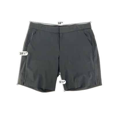 Athleta Tribeca 7" Bermuda Shorts Black Size 16 Recycled Stretch