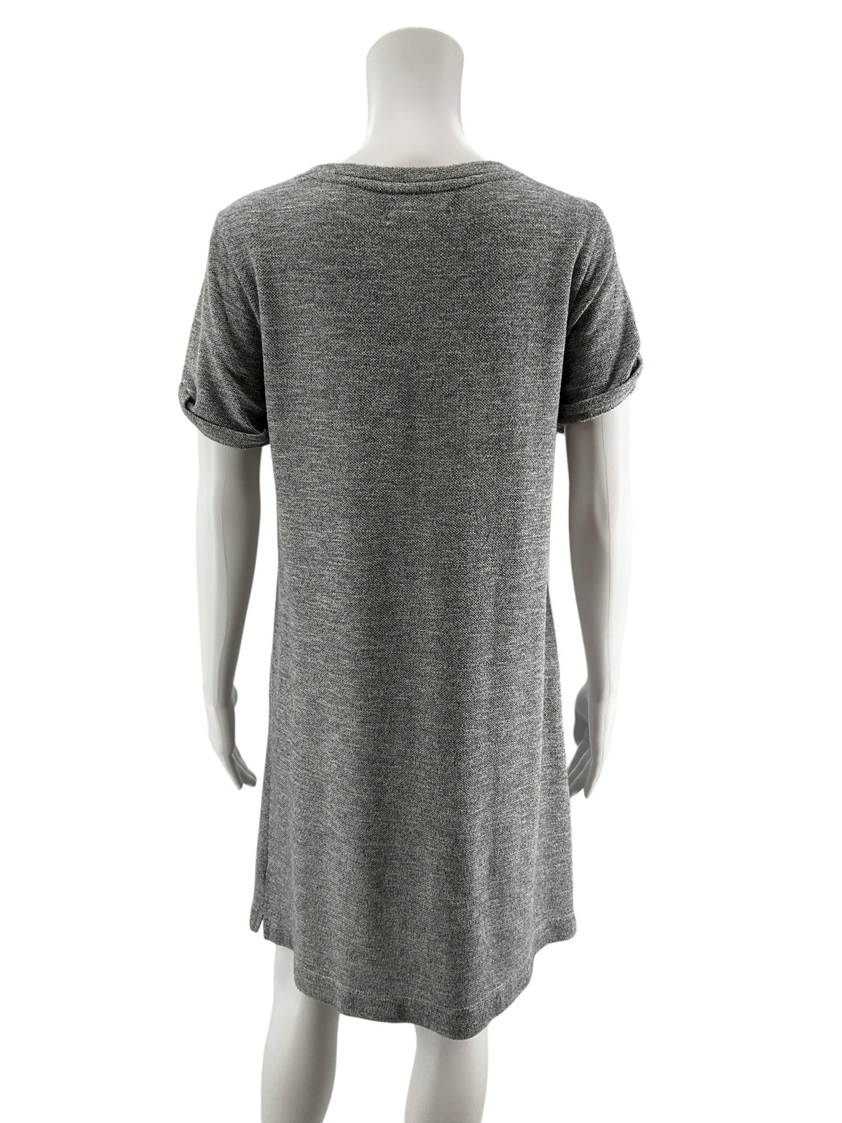 LOU &amp; GREY for LOFT Heather Gray T-Shirt Swing Dress Size Small