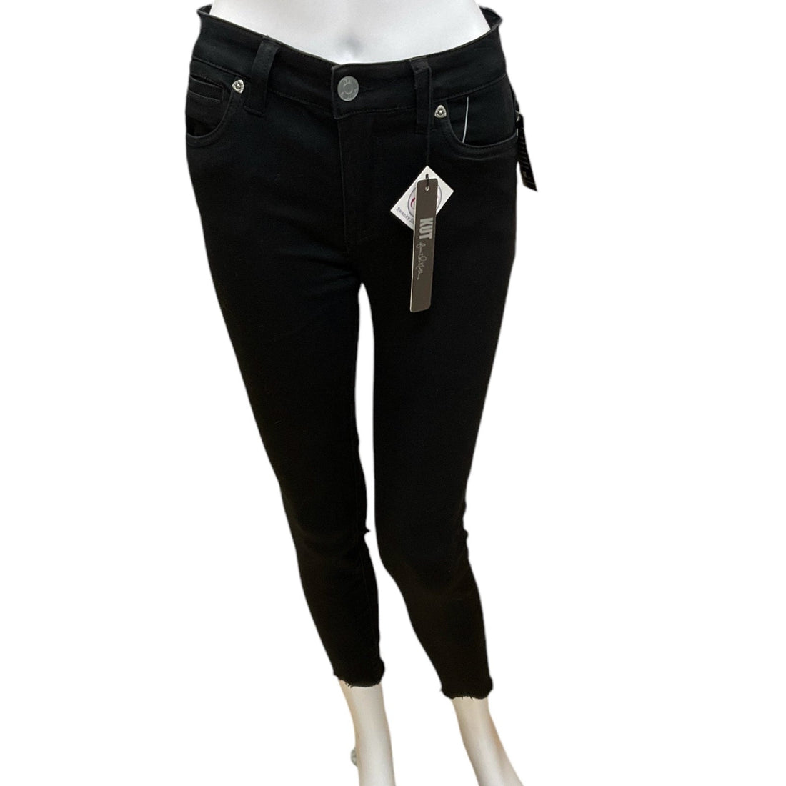 Kut Black Solid Pre-Owned Ladies Pants - Size 2 - Margaret’s Fine Consignment