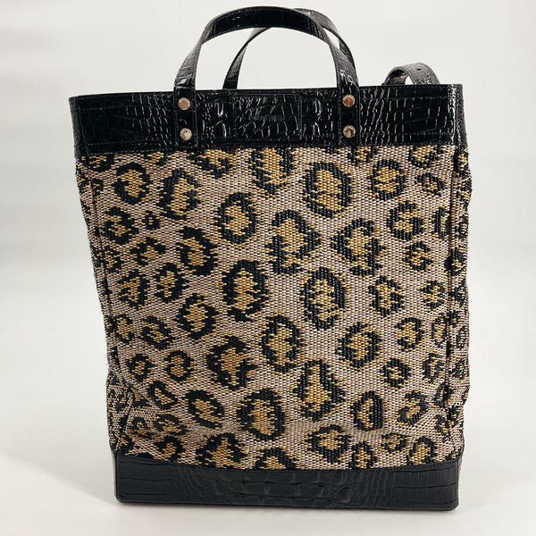 Brahmin Black/Tan Animal Print Pre-Owned Ladies Purse - Margaret’s Fine Consignment