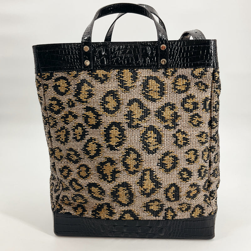 Brahmin Black/Tan Animal Print Pre-Owned Ladies Purse - Margaret’s Fine Consignment
