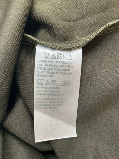 Army green pre-owned ladies dress in size XL by BrandName, featuring a stylish design and comfortable fit.