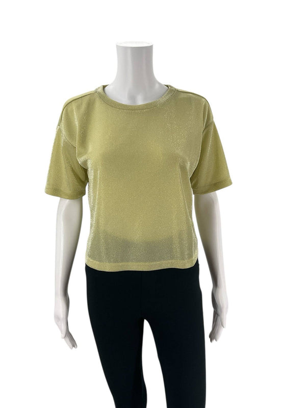 Anthropologie Yellow Sparkle Top - Size XS - Margaret’s Fine Consignment