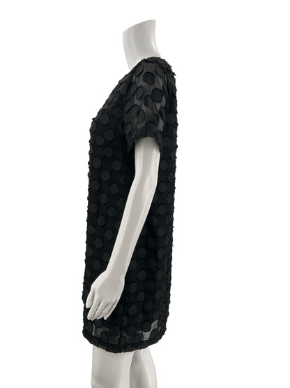 Entro Black Circles Pre-Owned Ladies Dress - Size Small - ONLINE ONLY