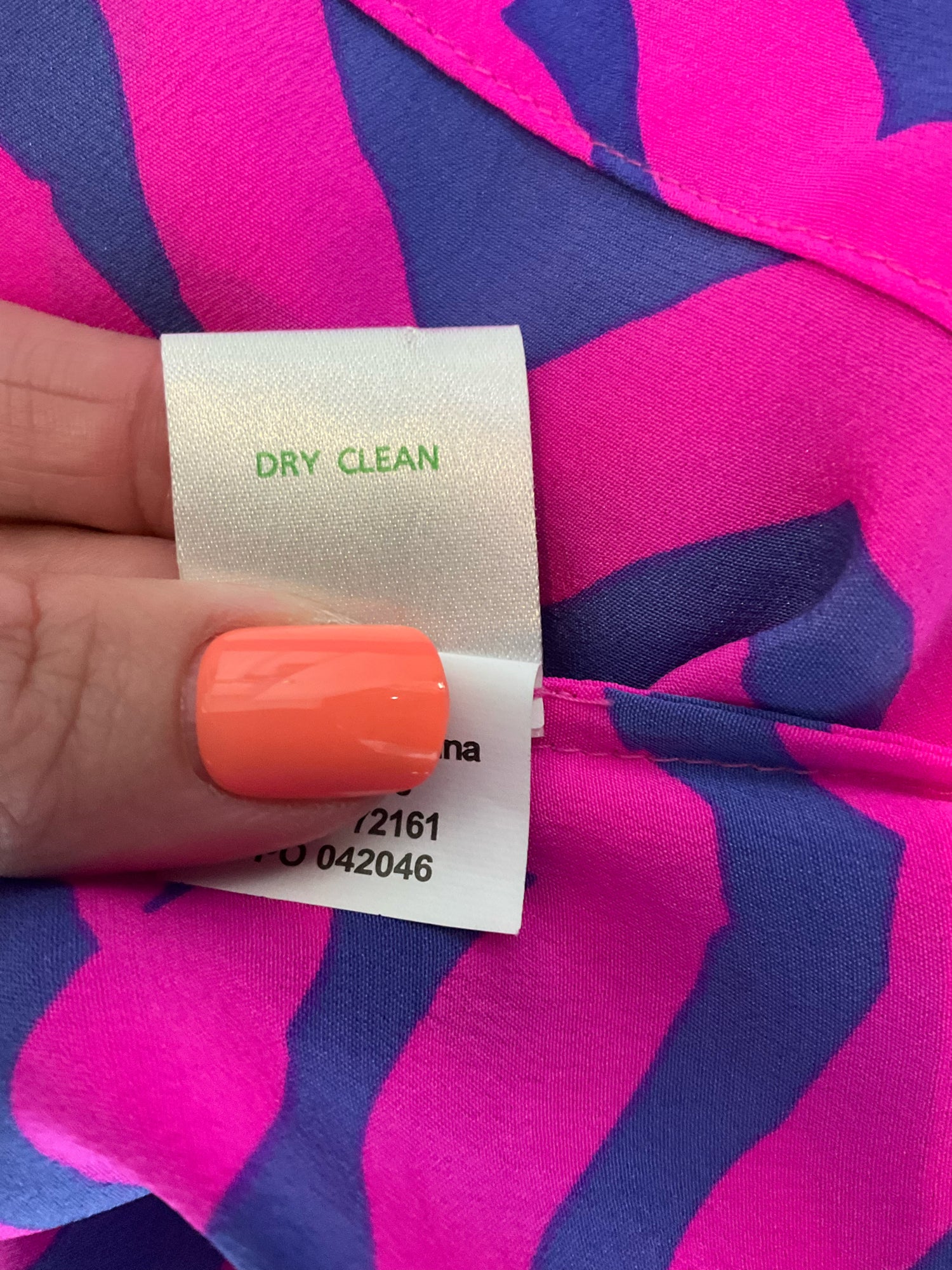 Lilly Pulitzer Elsa Silk Top First Impression Birds Print Small