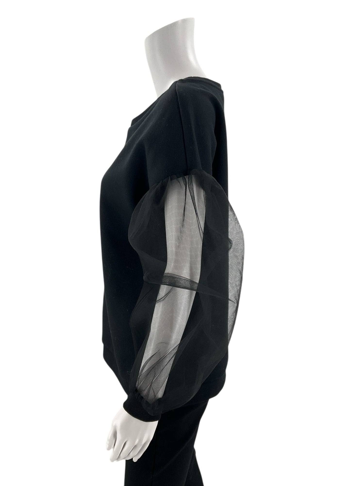 INC - Black Solid Pre-Owned Ladies Casual Top - Size M