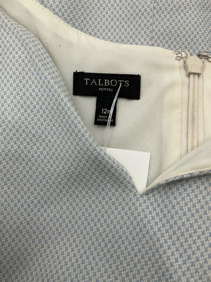 Talbots Baby Blue Solid Pre-Owned Ladies Dress - Size 12 Petite
