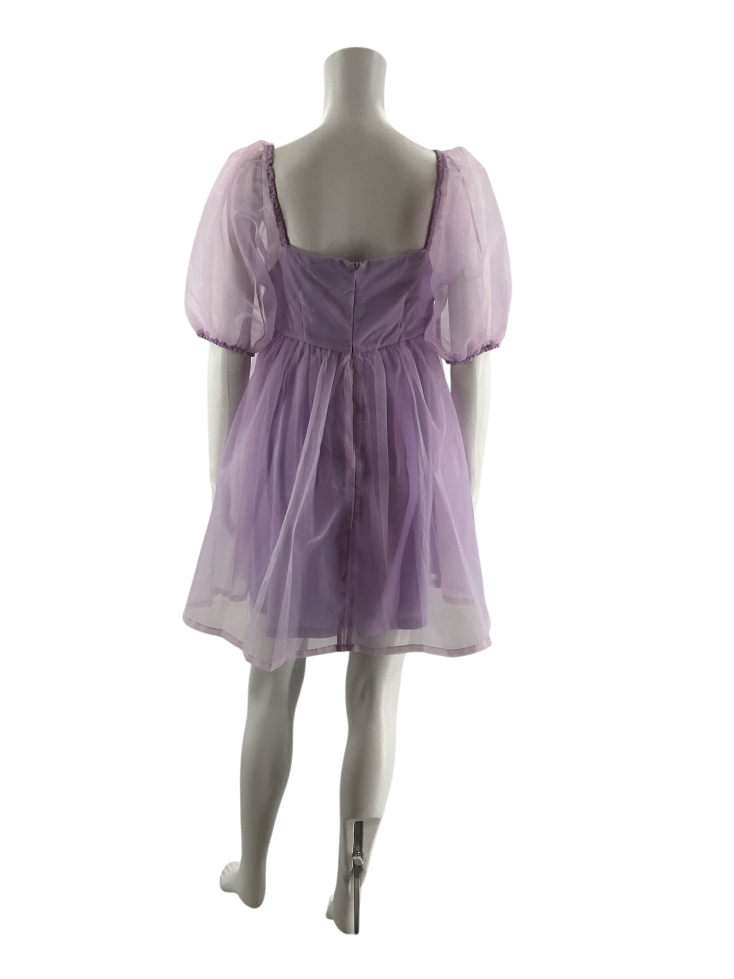 TCEC Lavender Solid Pre-Owned Ladies Dress - Size Small - Margaret’s Fine Consignment