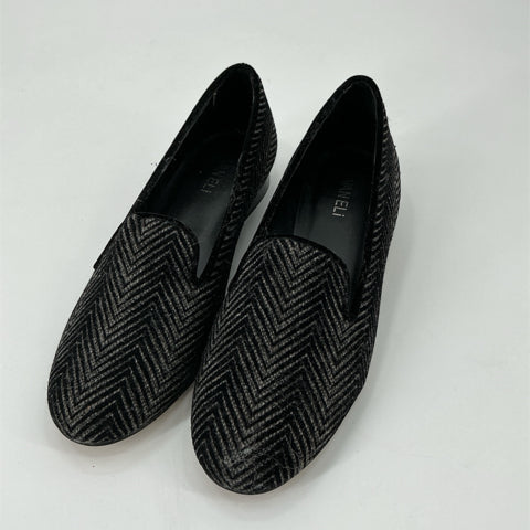 Van Eli Black/Gray Chevron Loafers Size 9 - front view