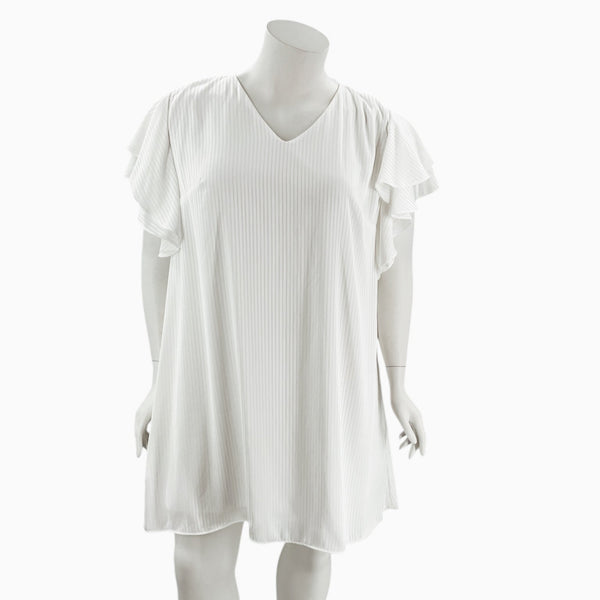 Chicsoul White Pre-Owned Ladies Dress - Size 3X - Margaret’s Fine Consignment