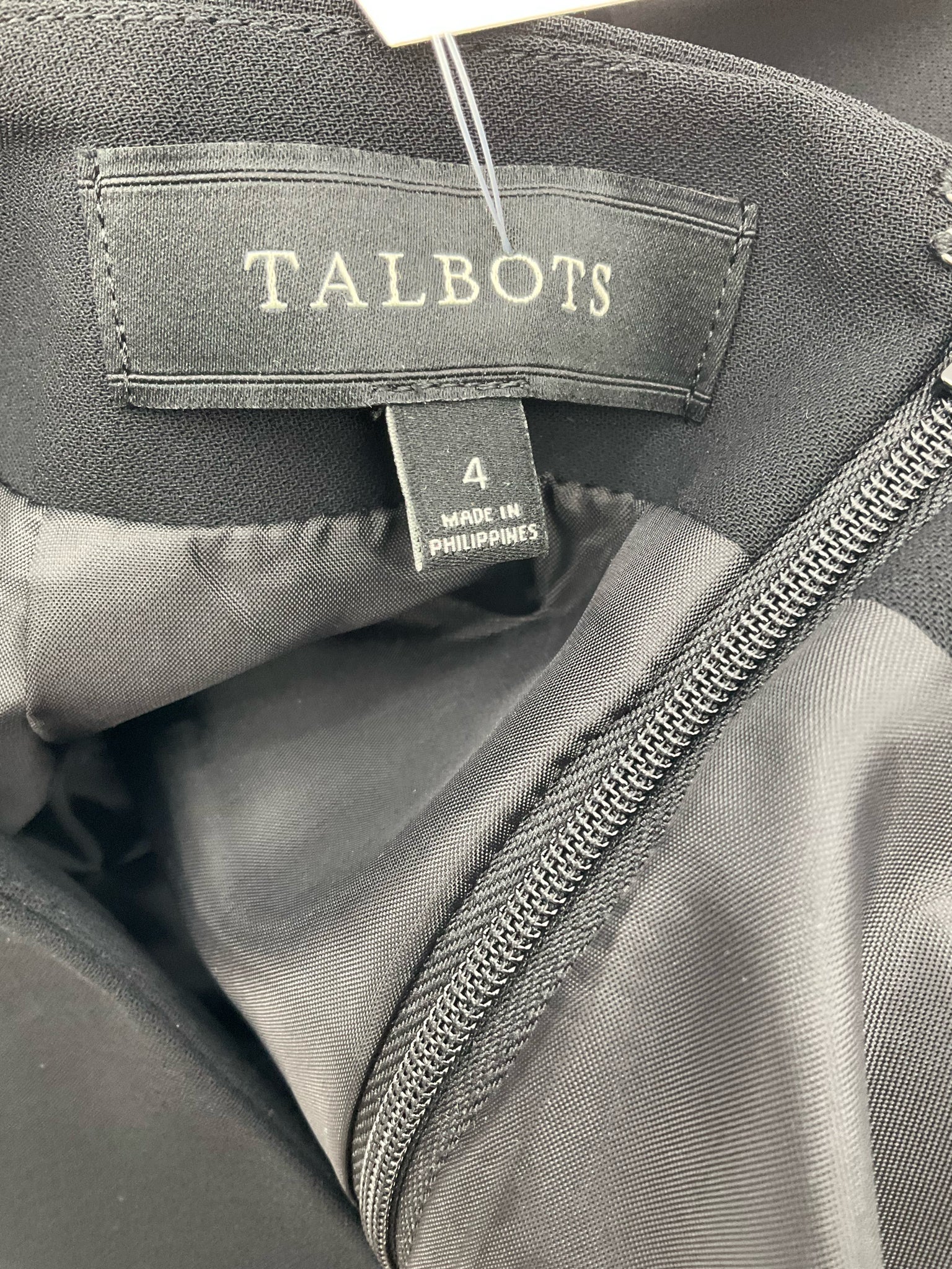Talbots Black Solid Skirt – Women’s Size 4 – ONLINE ONLY