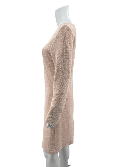 Saturday Sunday by Anthropologie Chevron Textured Sweater Dress Size Medium