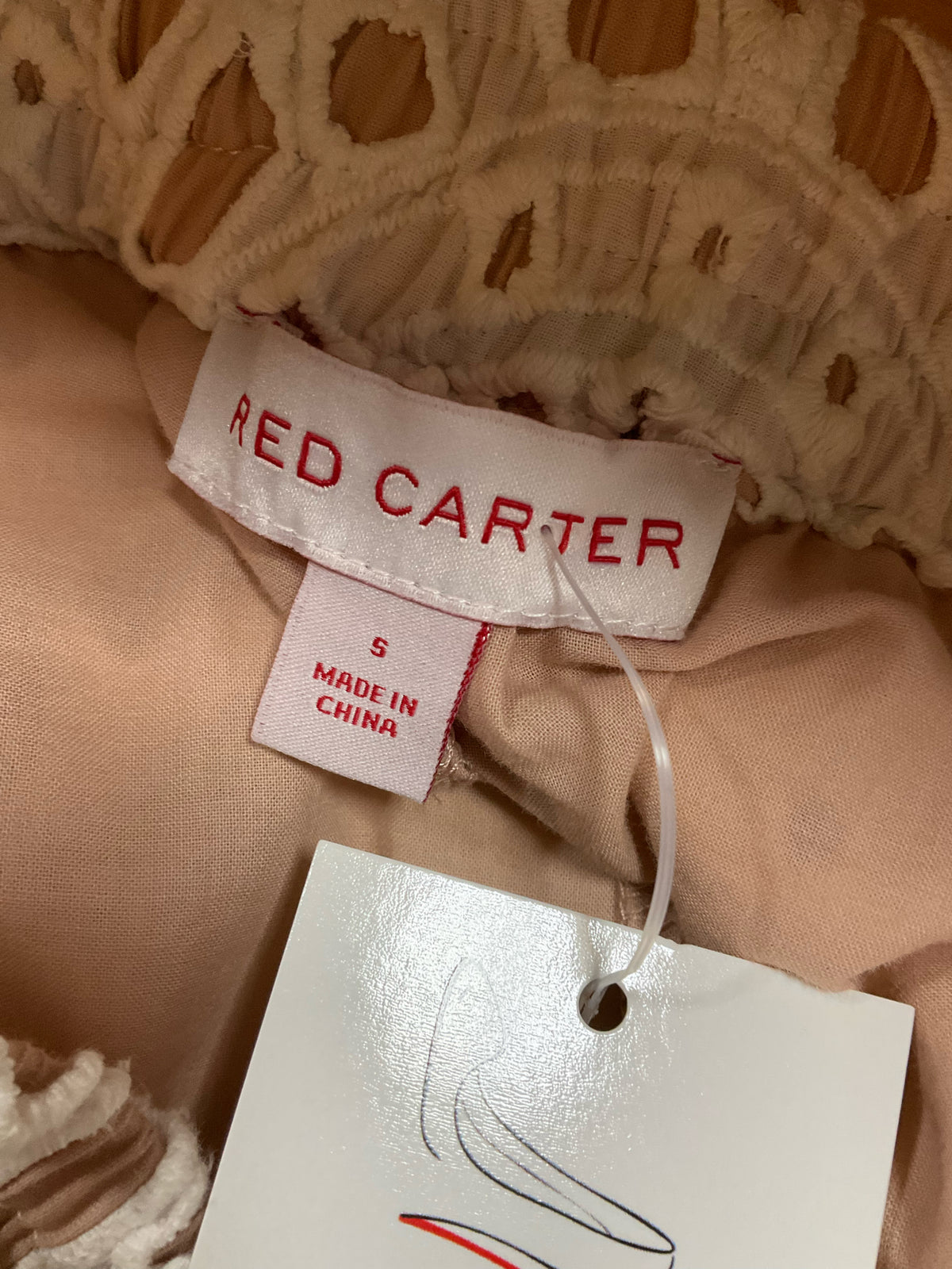 Red Carter Katia Cream Crochet Wide-Leg Crop Pants | Size Small - ONLINE ONLY