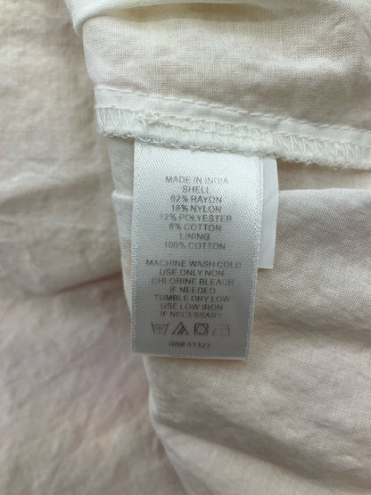 CeCe White/Pink/Orange/Yellow Floral Pre-Owned Ladies Dress - Size Small