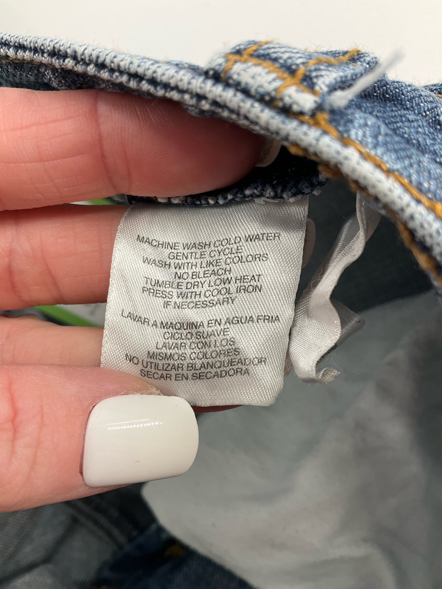 Jones New York - Blue Solid Pre-Owned Ladies Jeans - Size 10