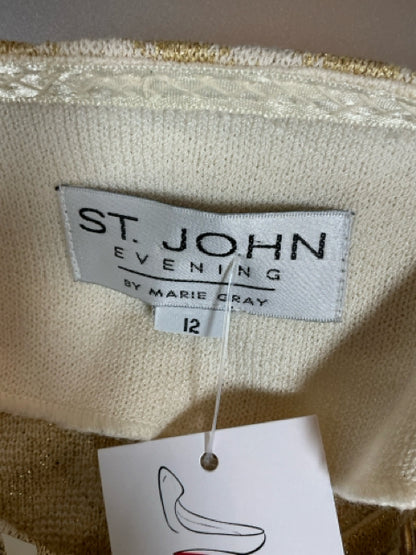 St. John Evening by Marie Gray Sparkle Tweed Jacket Size 12