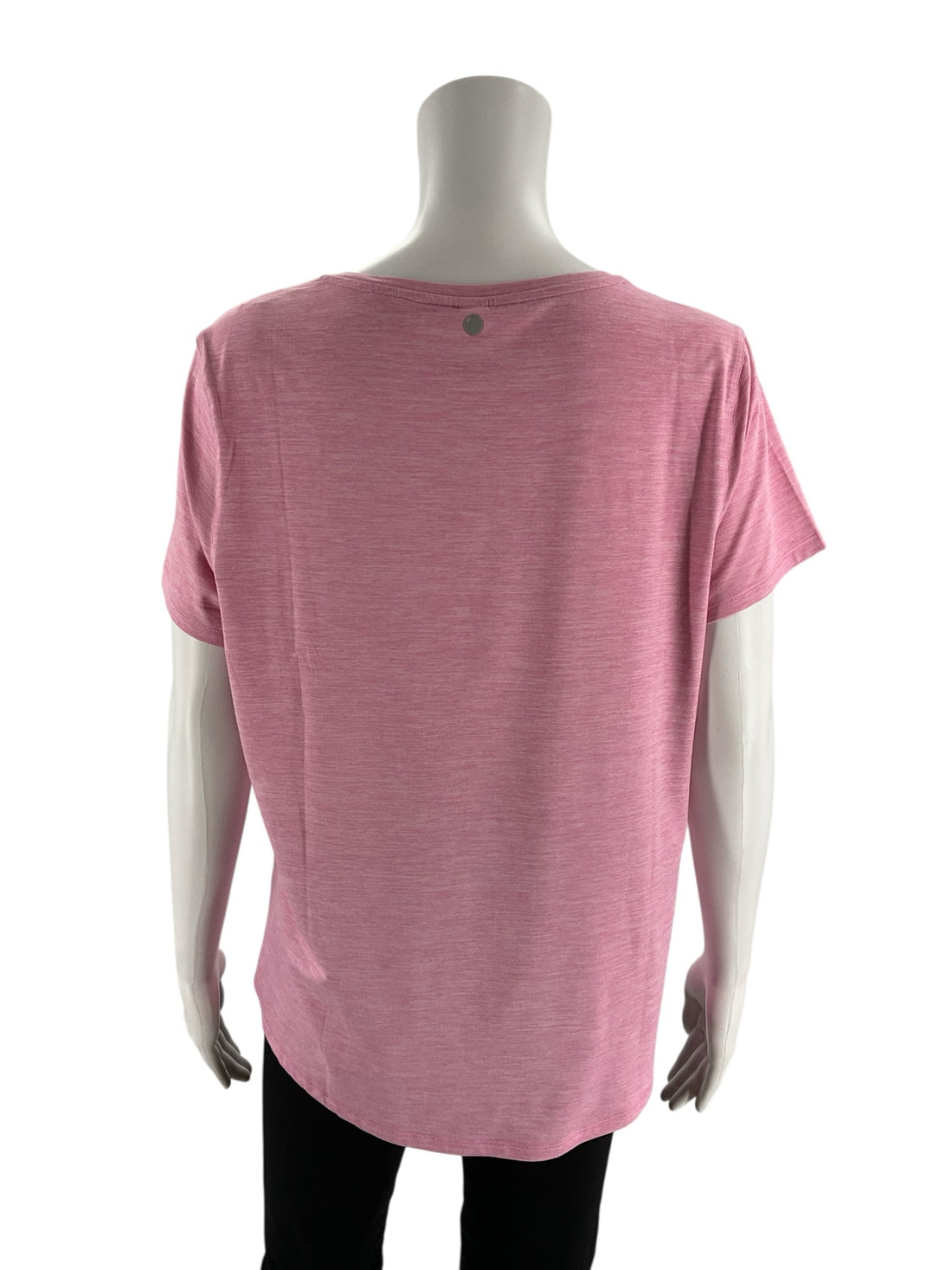 Yogalicious Pink Heathered Pre-Owned Ladies Top - Size Large - Margaret’s Fine Consignment