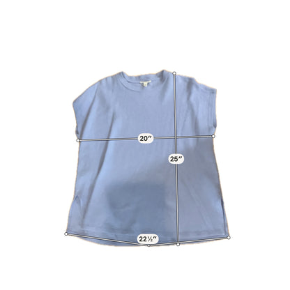 Eileen Fisher Organic Cotton Waffle Knit Boxy Top Size XS Lavender - Downstairs