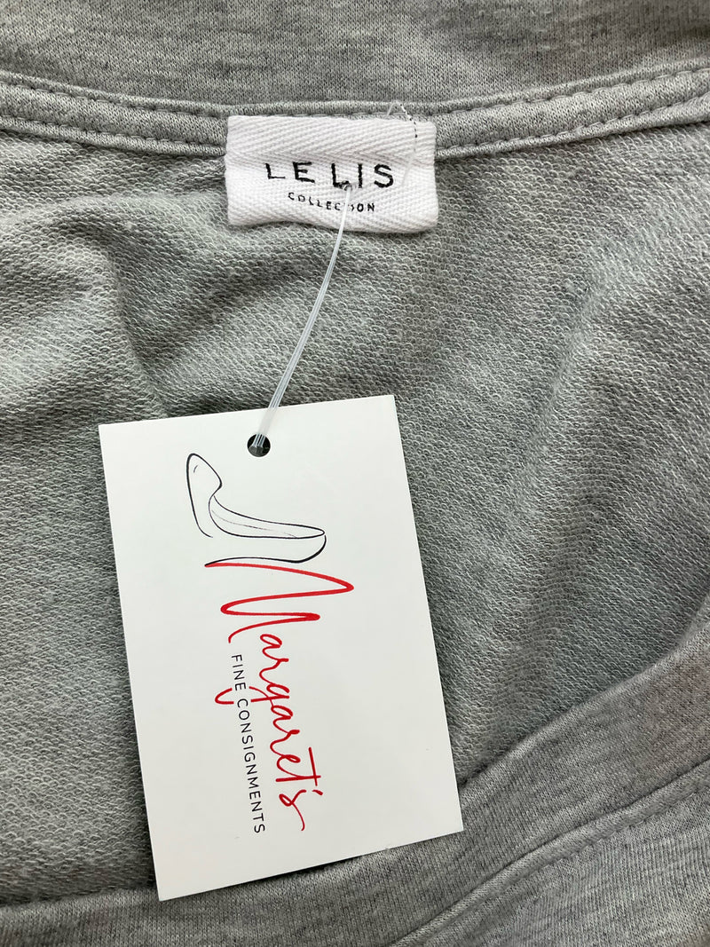 Le Lis Gray Heathered Pre-Owned Ladies Romper - Size Small