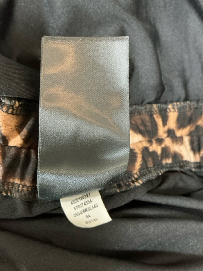 White House Black Market Leopard Print Sheath Dress Size Medium NWT